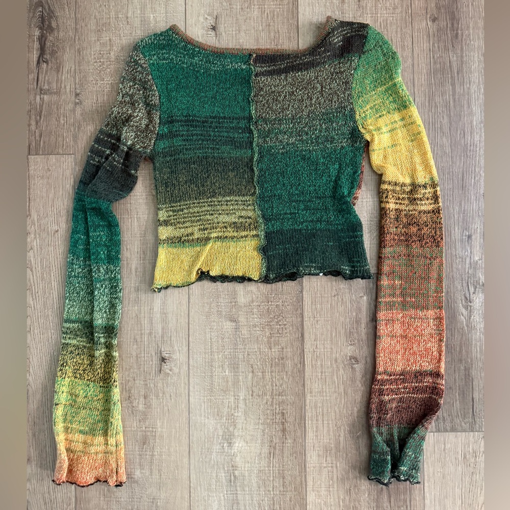 Urban Outfitters Space-Dye Knit Seamed Top - Picture 4 of 6